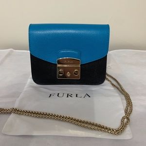 LIKE NEW FURLA Mini Metropolis Crossbody Bag